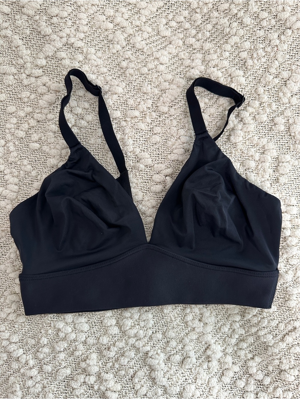 Harper Wilde The Bliss Triangle Bralette Black Size Medium Wireless Bra